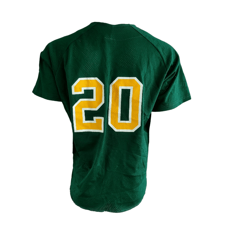 Vintage Babe Ruth Jersey - Wilson Brand Green Size Large, 100% Polyester, Made in USA - USASTARFASHION