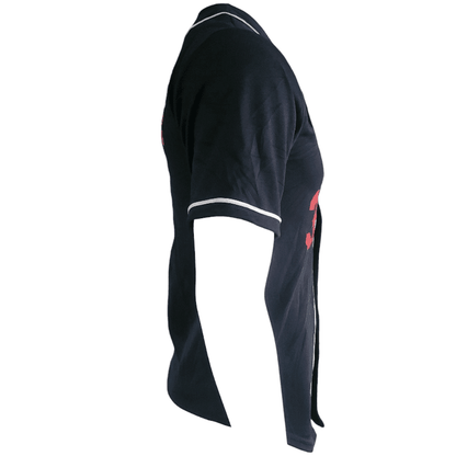 Vintage Baseball Jersey Scarlata 3 - Authentic Teamwork Athletic Apparel, Grade A Condition, Black & Red - USASTARFASHION