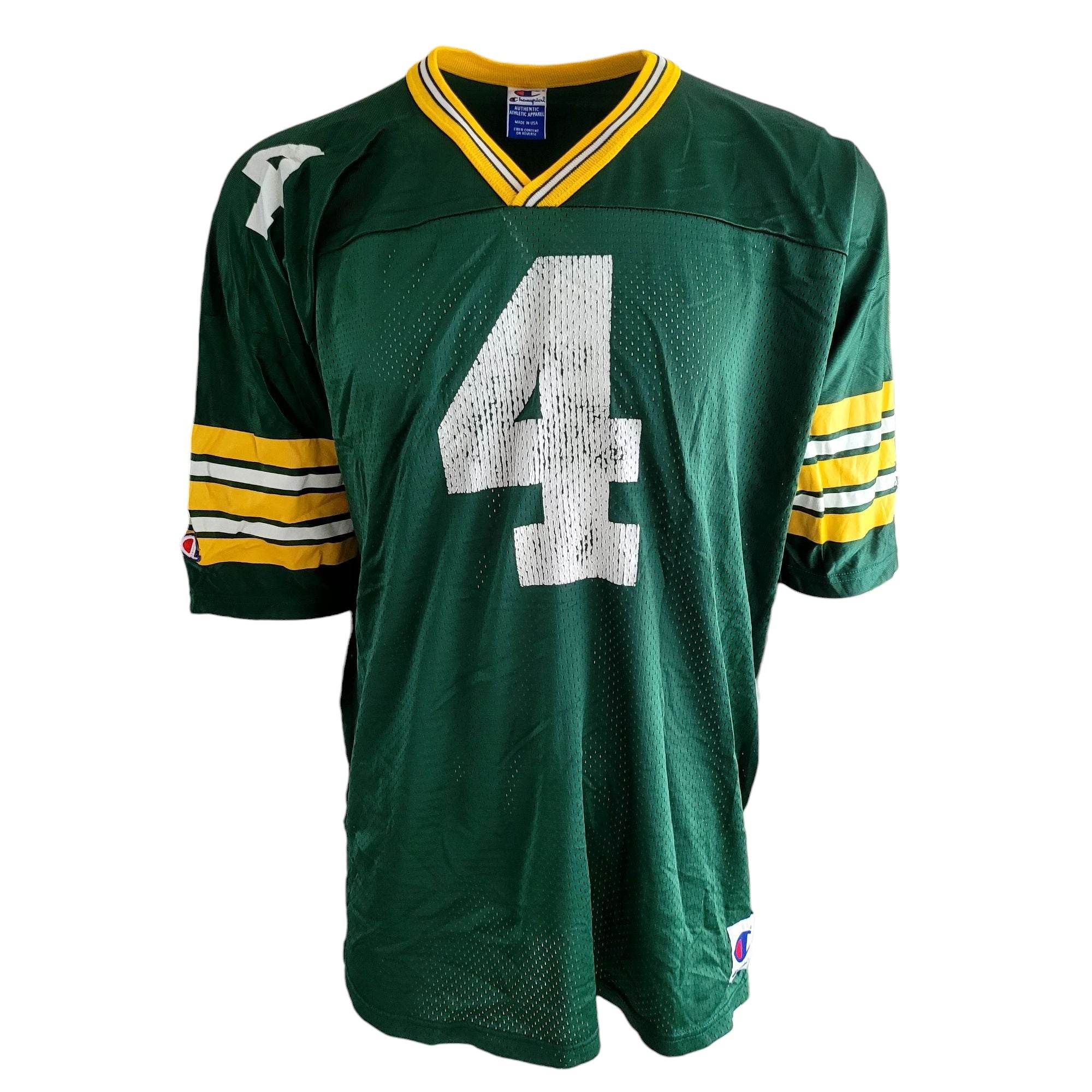 Vintage Brett Favre 4 Packers Champion Jersey – Made in USA - USASTARFASHION