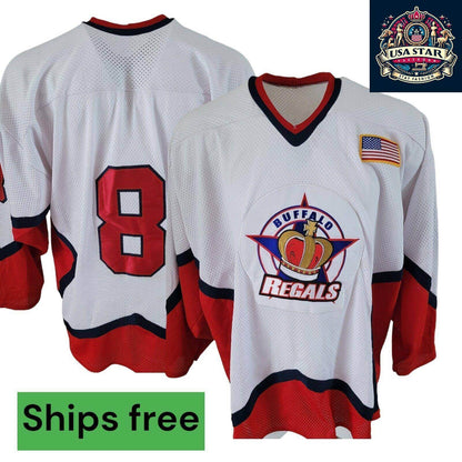 Vintage Buffalo Regals Men's Hockey Jersey 8 Sz XXL - USASTARFASHION