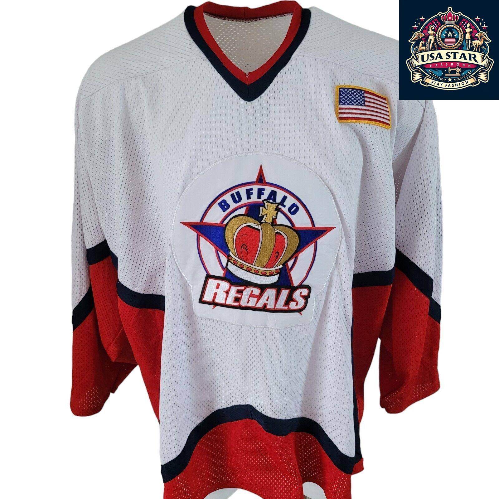 Vintage Buffalo Regals Men's Hockey Jersey 8 Sz XXL - USASTARFASHION