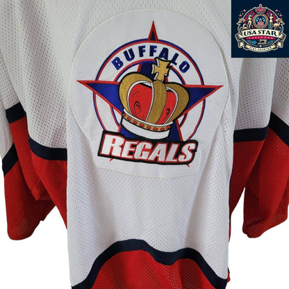 Vintage Buffalo Regals Men's Hockey Jersey 8 Sz XXL - USASTARFASHION