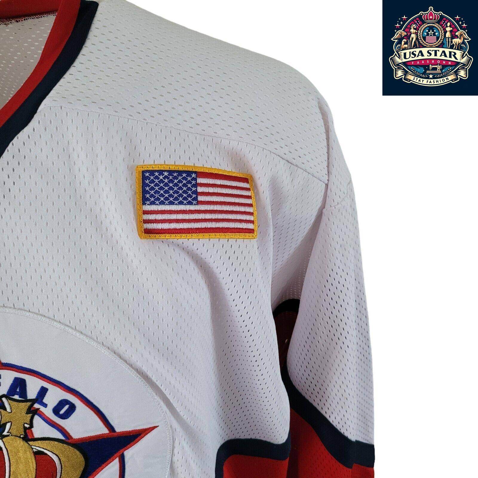 Vintage Buffalo Regals Men's Hockey Jersey 8 Sz XXL - USASTARFASHION