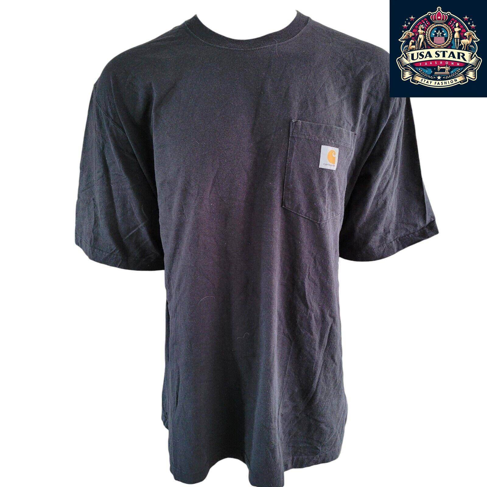 Vintage Carhartt Black T-Shirt | Size 2XL | Original Fit Tee - USASTARFASHION