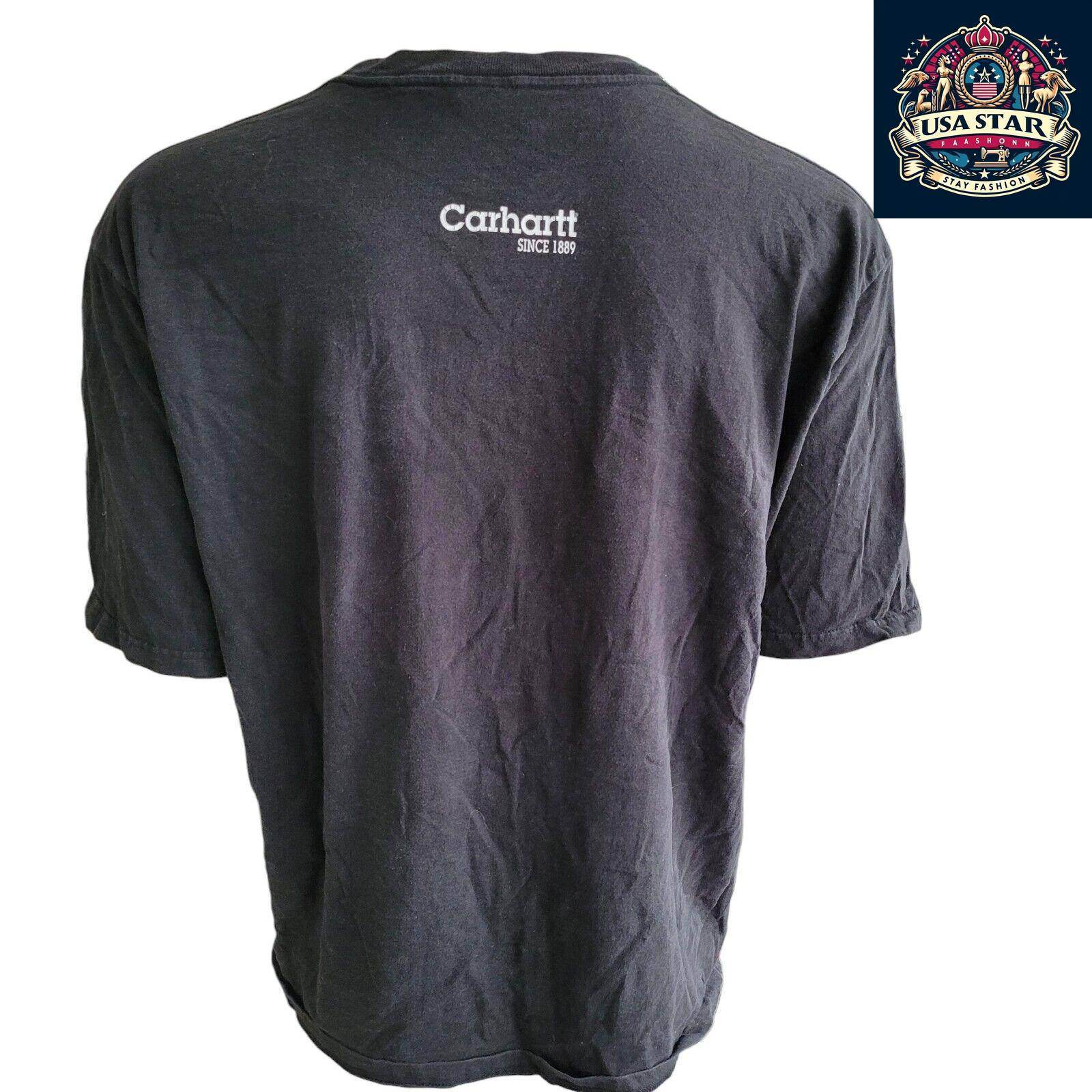 Vintage Carhartt T-Shirt - Men's L- Classic Original Fit - USASTARFASHION