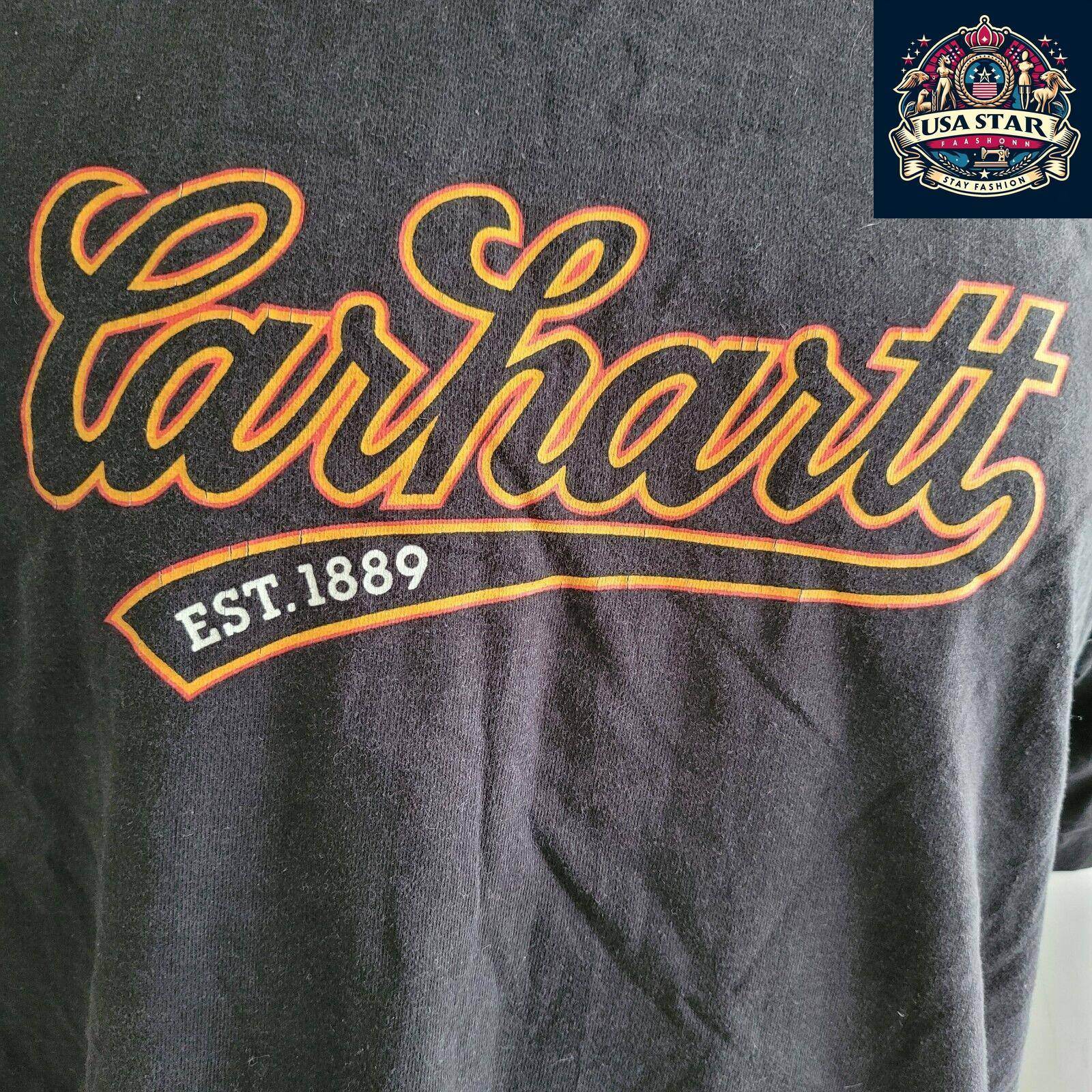 Vintage Carhartt T-Shirt - Men's L- Classic Original Fit - USASTARFASHION