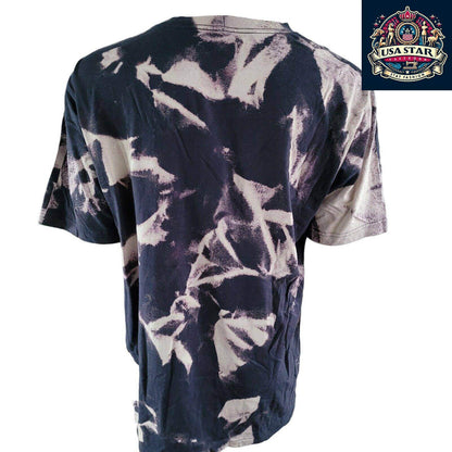 Vintage Carhartt Tie - Dye T-Shirt Navy Blue | Size L | Front Pocket Logo - USASTARFASHION