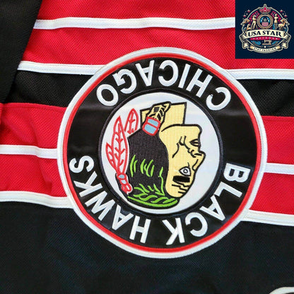 Vintage CCM Chicago Blackhawks Bill Mosienko 8 Hockey Jersey Size 52 - USASTARFASHION