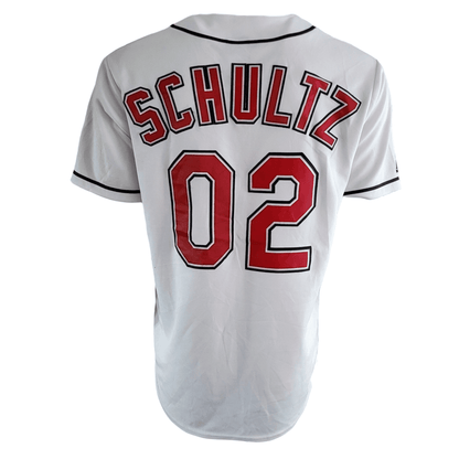 Vintage Cleveland Indians Schultz #02 Jersey - Authentic Made in USA - Size M - Excellent Condition - USASTARFASHION