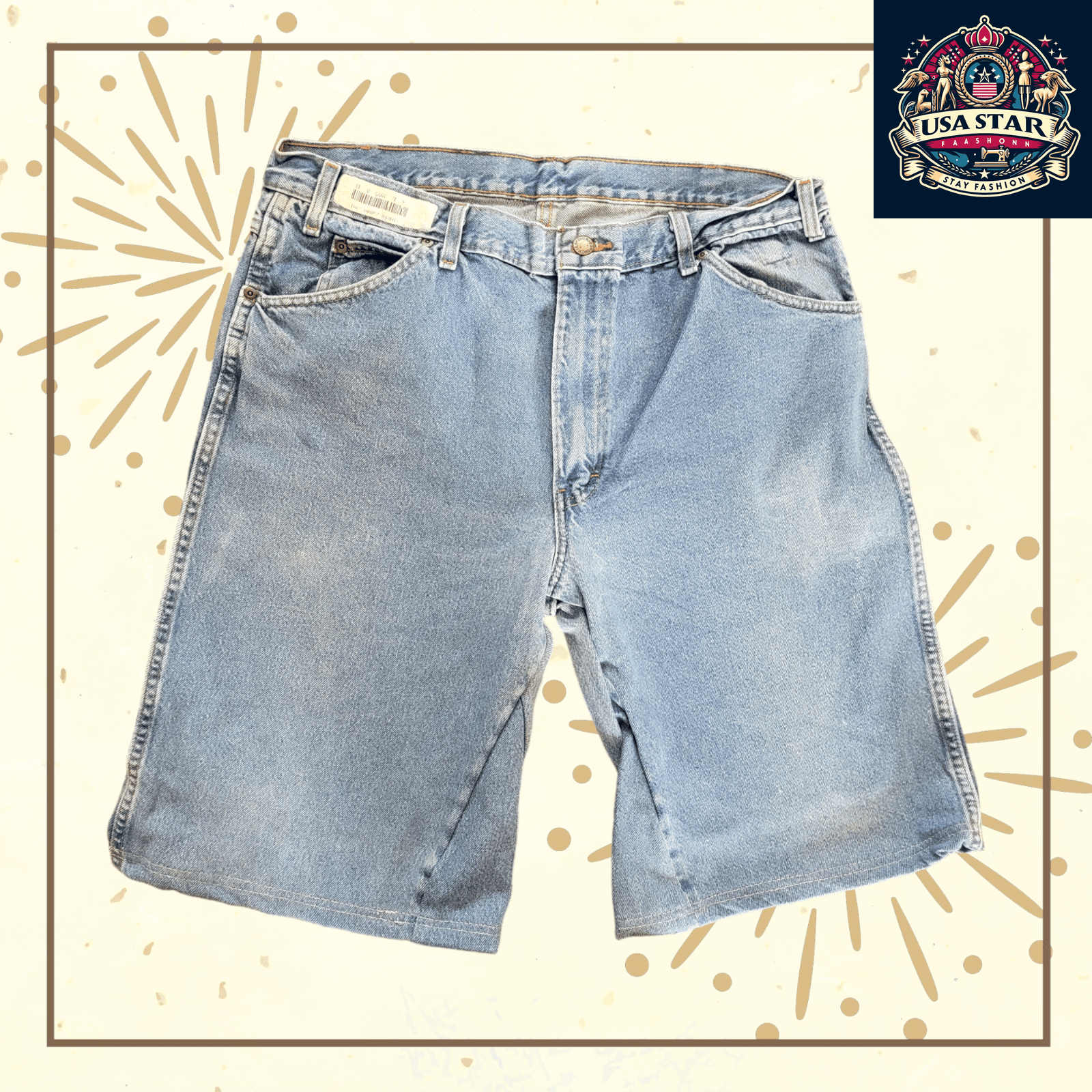 Vintage Dickies Denim Shorts W34 - Sustainable Fashion, Eco - Friendly Pre - Loved - USASTARFASHION