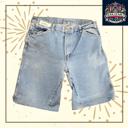 Vintage Dickies Denim Shorts W34 - Sustainable Fashion, Eco - Friendly Pre - Loved - USASTARFASHION