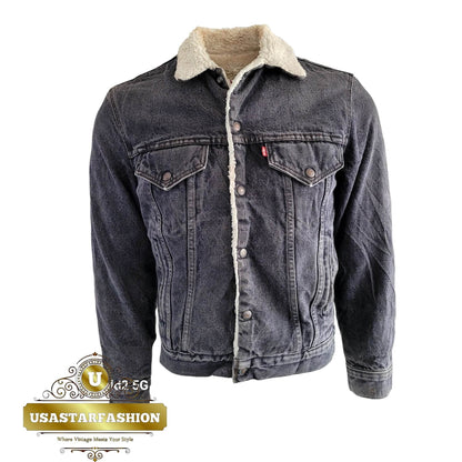 Vintage Levi’s Sherpa Trucker Jacket – Size 34R (Small) - USASTARFASHION