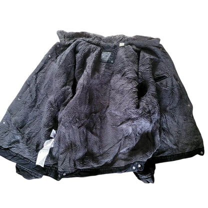 Vintage Levi’s Sherpa Trucker Jacket – XXL, Black Fleece - Lined Denim - USASTARFASHION