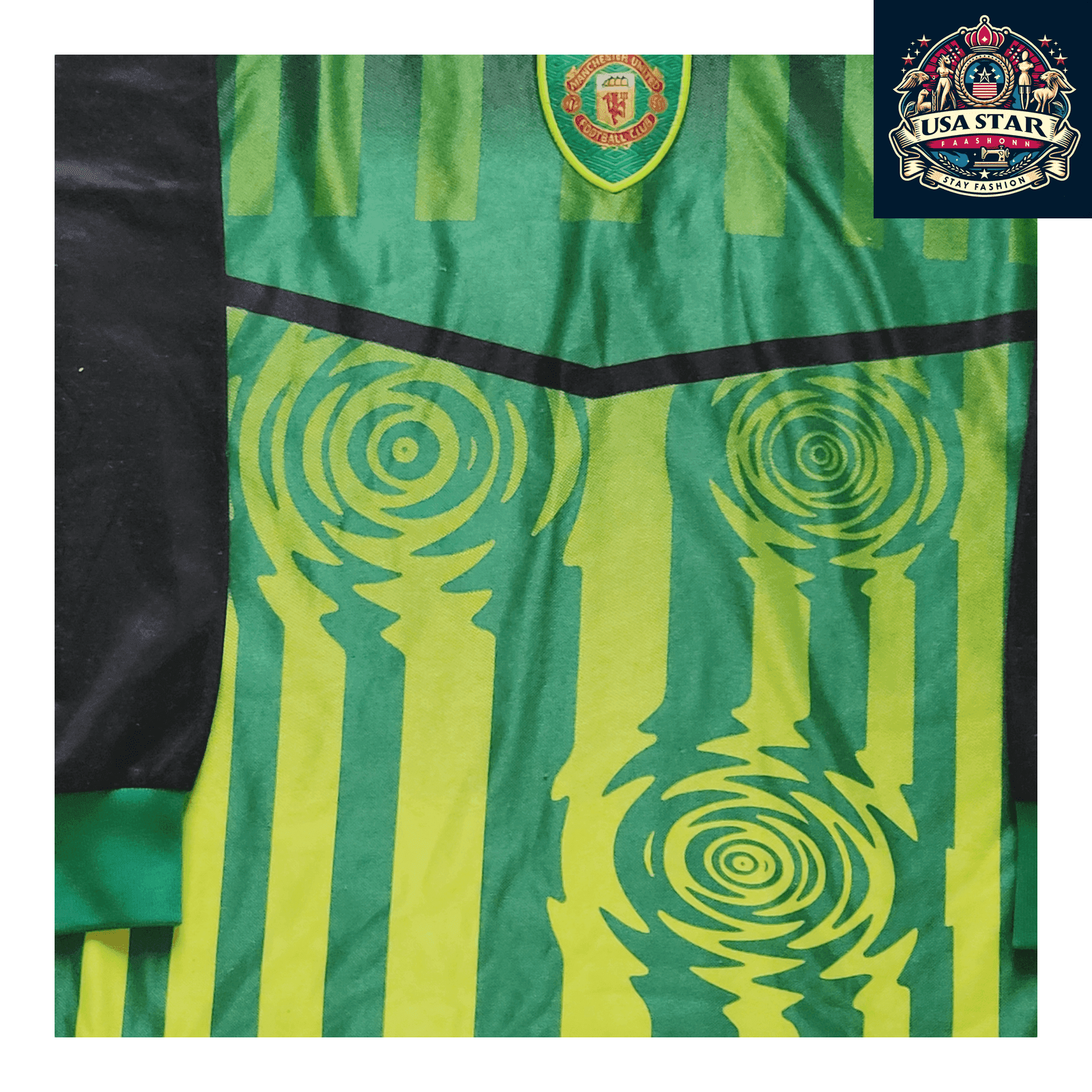 Vintage Manchester United Goalkeeper Shirt 1994 - 1996 – Rare Umbro Collectible, Authentic Design - USASTARFASHION