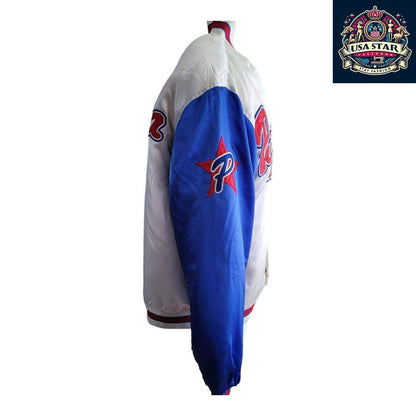 Vintage MegaUSA Classics Puerto Rico 21 Boricua Embroidered Satin Jacket Sz XXL - USASTARFASHION