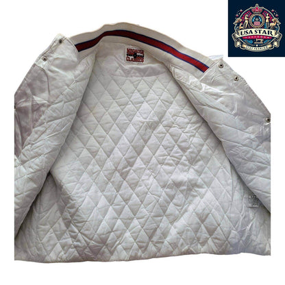 Vintage MegaUSA Classics Puerto Rico 21 Boricua Embroidered Satin Jacket Sz XXL - USASTARFASHION
