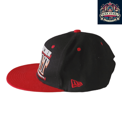 Vintage Miami Heat Snapback Hat – New Era Hardwood Classics, Adjustable Fit, Embroidered Logo - USASTARFASHION
