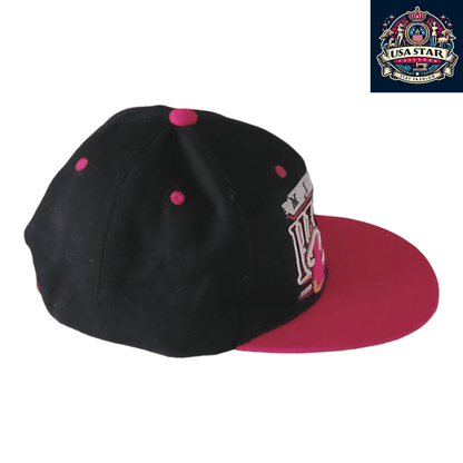 Vintage Miami Heat Snapback Hat – New Era Hardwood Classics, Adjustable Fit, Embroidered Logo - USASTARFASHION
