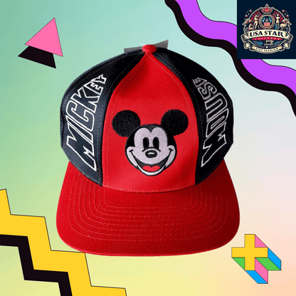 Vintage Mickey Mouse Hat For Adults | Rare Collectible | Adjustable Polyester Cotton Design - USASTARFASHION