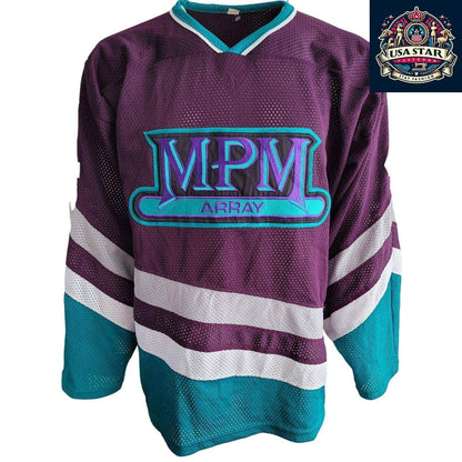 Vintage MPM Array 4 Hockey Jersey Purple Teal - 10th Anniversary Edition - ... - USASTARFASHION