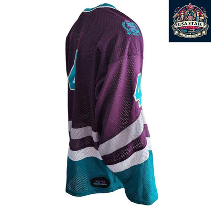 Vintage MPM Array 4 Hockey Jersey Purple Teal - 10th Anniversary Edition - ... - USASTARFASHION