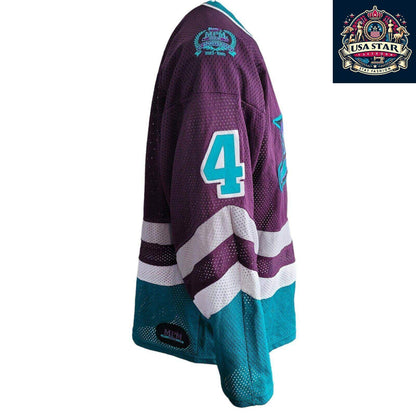 Vintage MPM Array 4 Hockey Jersey Purple Teal - 10th Anniversary Edition - ... - USASTARFASHION