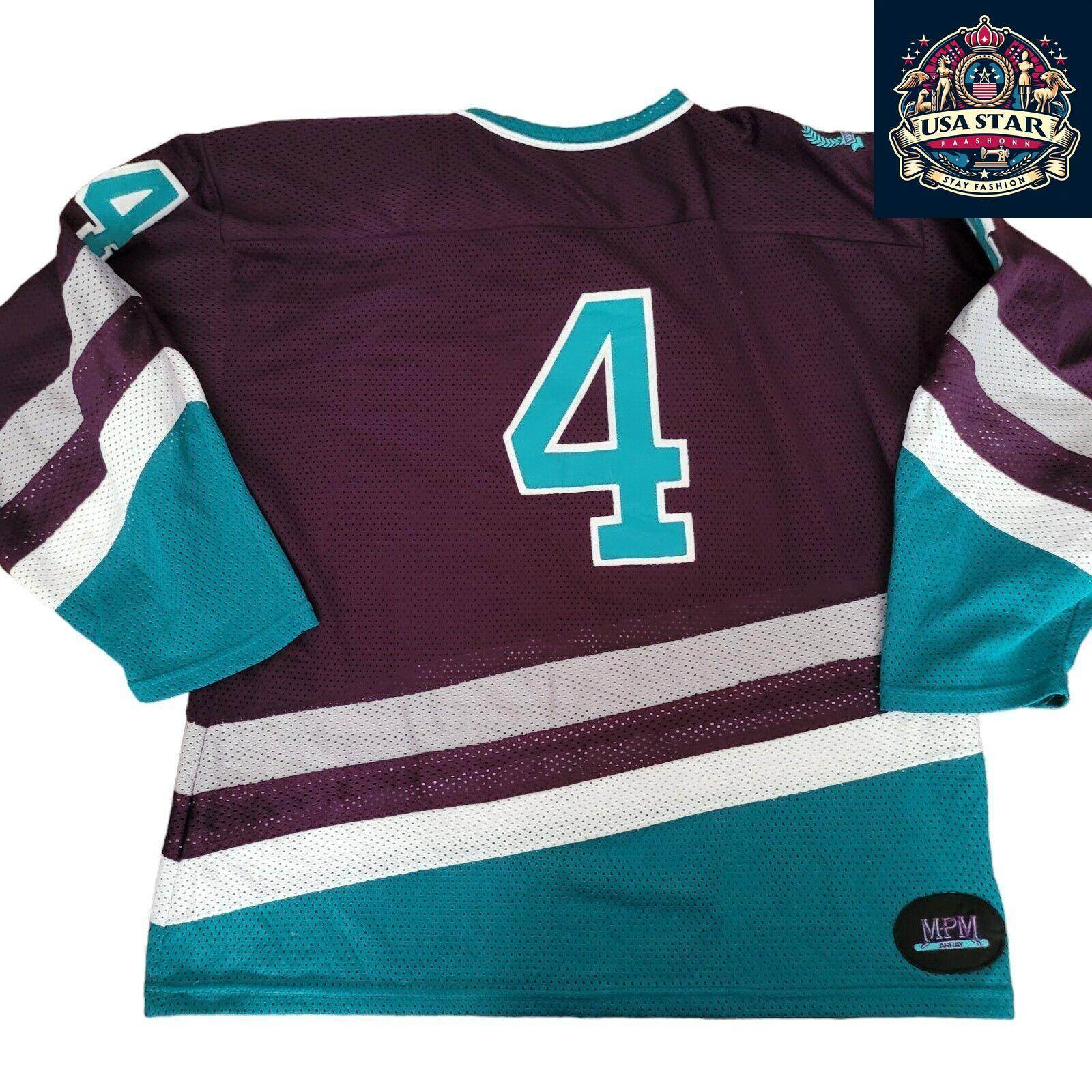 Vintage MPM Array 4 Hockey Jersey Purple Teal - 10th Anniversary Edition - ... - USASTARFASHION