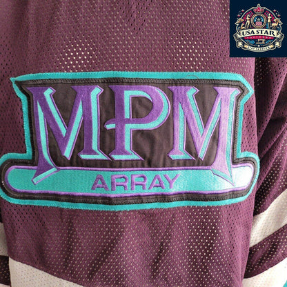 Vintage MPM Array 4 Hockey Jersey Purple Teal - 10th Anniversary Edition - ... - USASTARFASHION