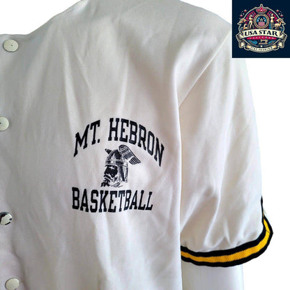 Vintage Mt. Hebron Basketball Champion BLAKEVarsity Top - Men's L - USASTARFASHION