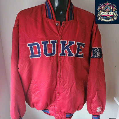 Vintage NCAA Duke Blue Devils Varsity bomber Jacket Sz 2xl - USASTARFASHION