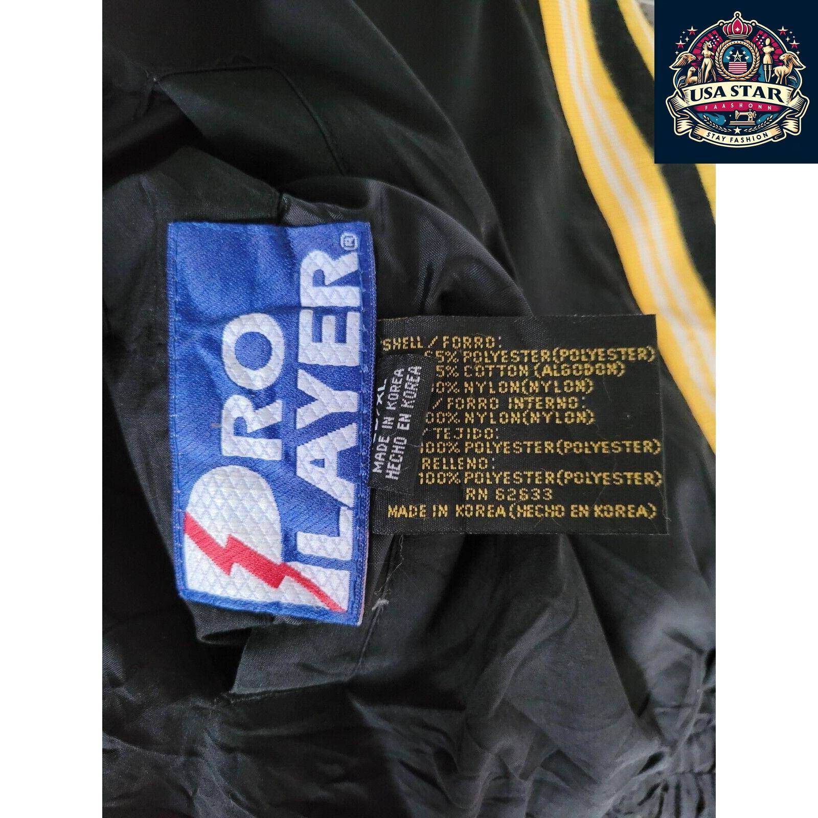 Vintage Pittsburgh Steelers Reversible NFL Puffer Jacket Black Size XLarge - USASTARFASHION