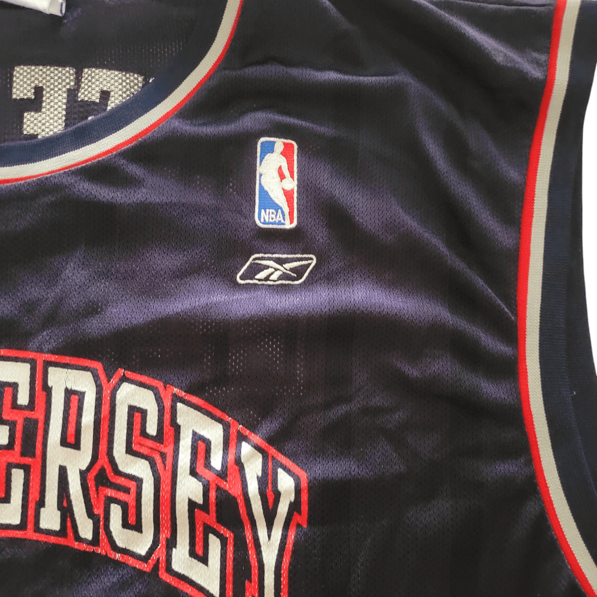 Vintage Richard Jefferson Nets Jersey 24 - Navy Blue Reebok Size 2XL - NBA Collector's Item - USASTARFASHION