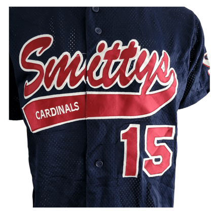 Vintage Smitty's Cardinals Jersey - Majestic MLB Team Apparel, Size Large, USA Made - USASTARFASHION