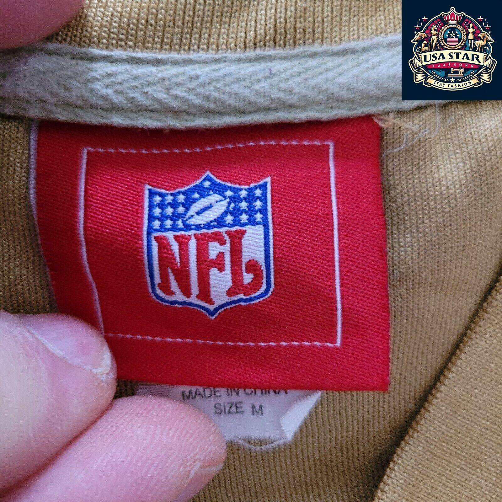 Vintage St. Louis Rams Sweatshirt NFL Size M Blue and Gold Logo Authentic Merchandise - USASTARFASHION