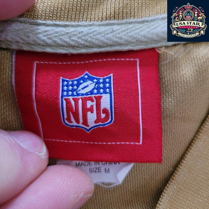 Vintage St. Louis Rams Sweatshirt NFL Size M Blue and Gold Logo Authentic Merchandise - USASTARFASHION