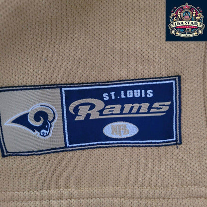 Vintage St. Louis Rams Sweatshirt NFL Size M Blue and Gold Logo Authentic Merchandise - USASTARFASHION