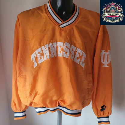 Vintage Tennessee Volunteers Vols Men’s 2XL Pullover Windbreaker Jacket 90s Sz S - USASTARFASHION