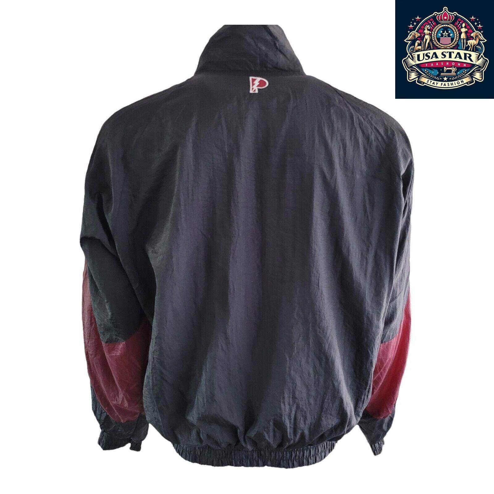 VINTAGE Texas A&M Aggies Jacket Men XL Black Pro Player Track Jacket 90s... - USASTARFASHION