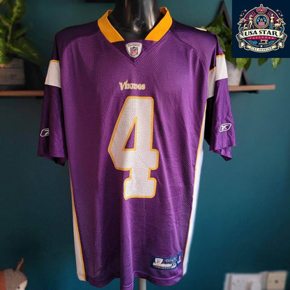 Vintage Vikings Jersey NFL Reebok Darren Sharper 42 XL - Excellent Condition, Stylish Purple - USASTARFASHION