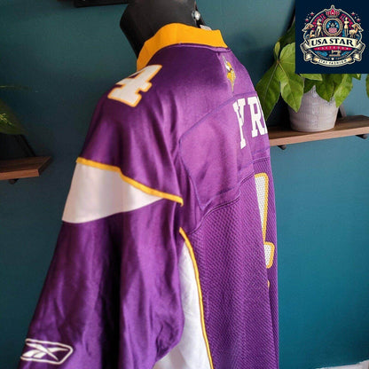 Vintage Vikings Jersey NFL Reebok Darren Sharper 42 XL - Excellent Condition, Stylish Purple - USASTARFASHION