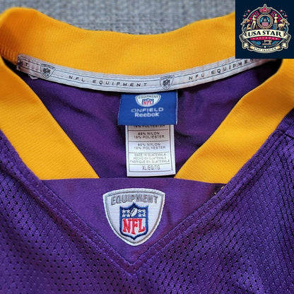 Vintage Vikings Jersey NFL Reebok Darren Sharper 42 XL - Excellent Condition, Stylish Purple - USASTARFASHION