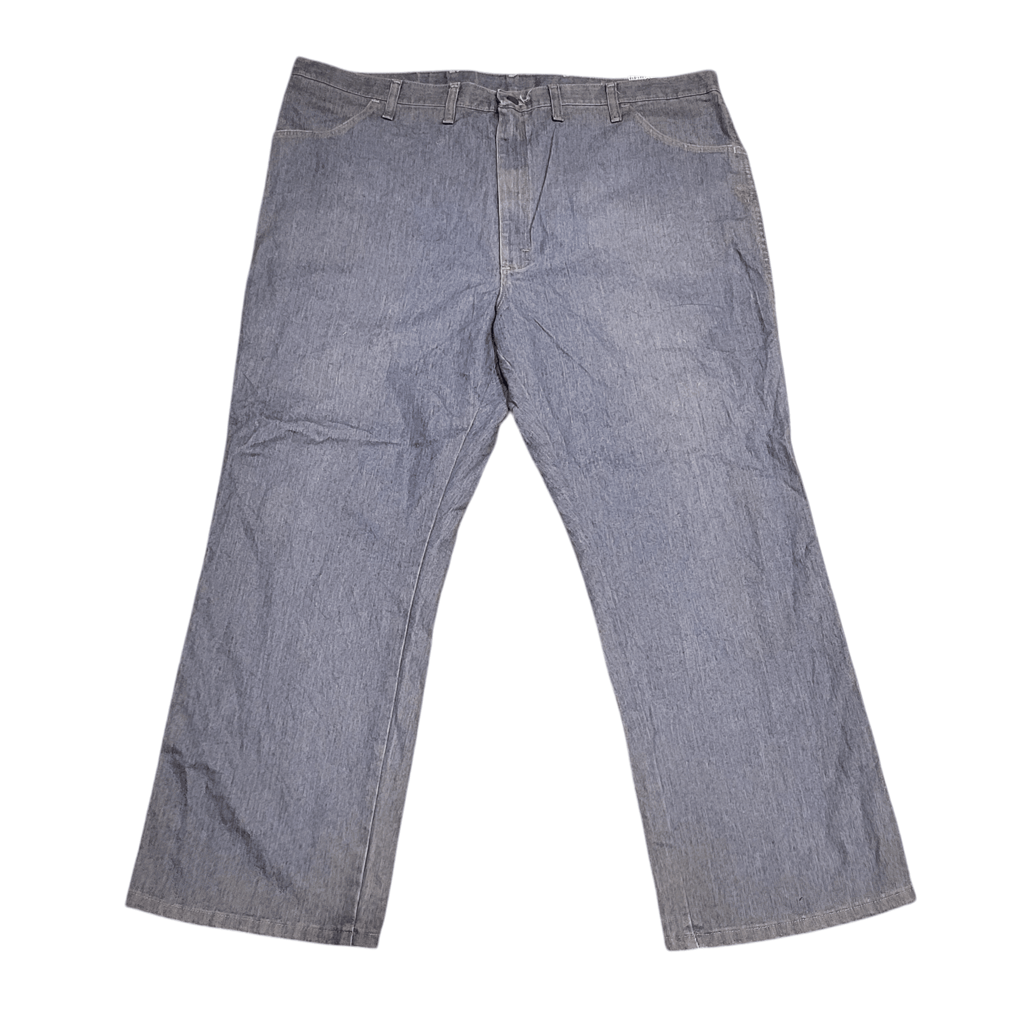 Vintage Wrangler Jeans 46x30, Relaxed Fit, Light Blue Wash, 65% Cotton, Pre - Owned Grade A - USASTARFASHION