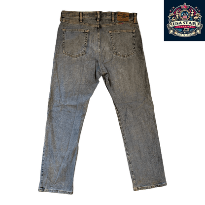 Vintage Wrangler Jeans Men W38, Premium Quality Straight Fit in Classic Blue Denim - USASTARFASHION