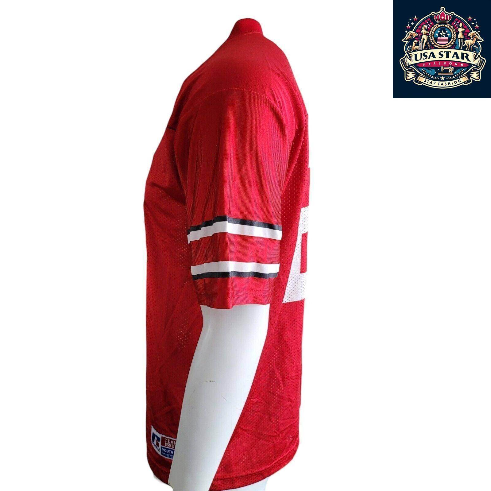 Vtg Russell Ohio State Buckeyes Football Jersey 28 Youth Xl - USASTARFASHION