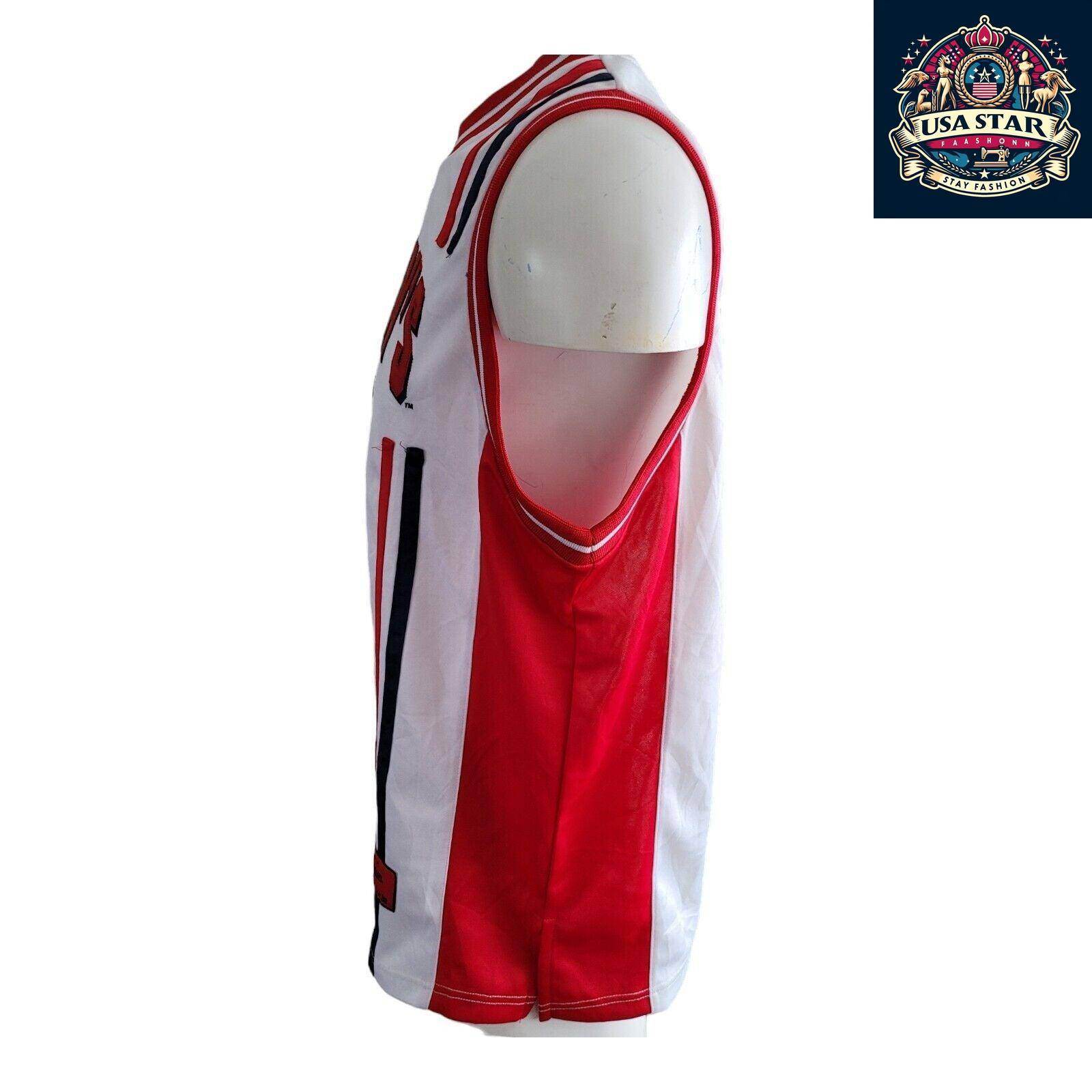 Vtg St. John”s Red Storm Basketball Jersey 10 Coliseum 92’ L - USASTARFASHION
