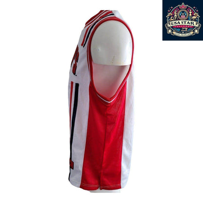 Vtg St. John”s Red Storm Basketball Jersey 10 Coliseum 92’ L - USASTARFASHION