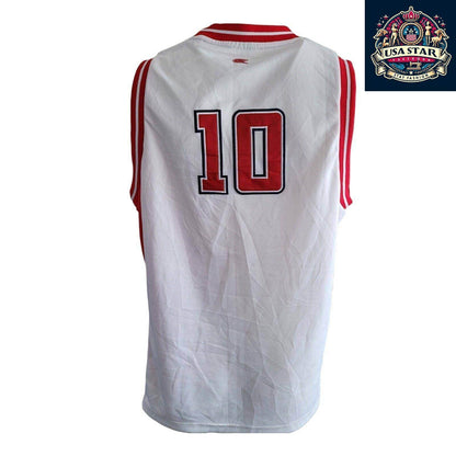 Vtg St. John”s Red Storm Basketball Jersey 10 Coliseum 92’ L - USASTARFASHION
