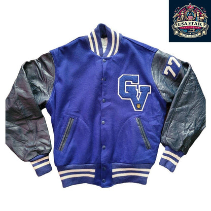 VTG Wool A F L CIO Garment America "4216253" united workers Versity jacket SzM - USASTARFASHION