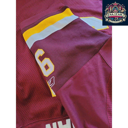 Washington Redskins Jersey - 100% Authentic - Red NFL 91 Kerrigan Reebok USA... - USASTARFASHION