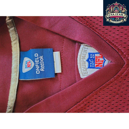 Washington Redskins Jersey - 100% Authentic - Red NFL 91 Kerrigan Reebok USA... - USASTARFASHION